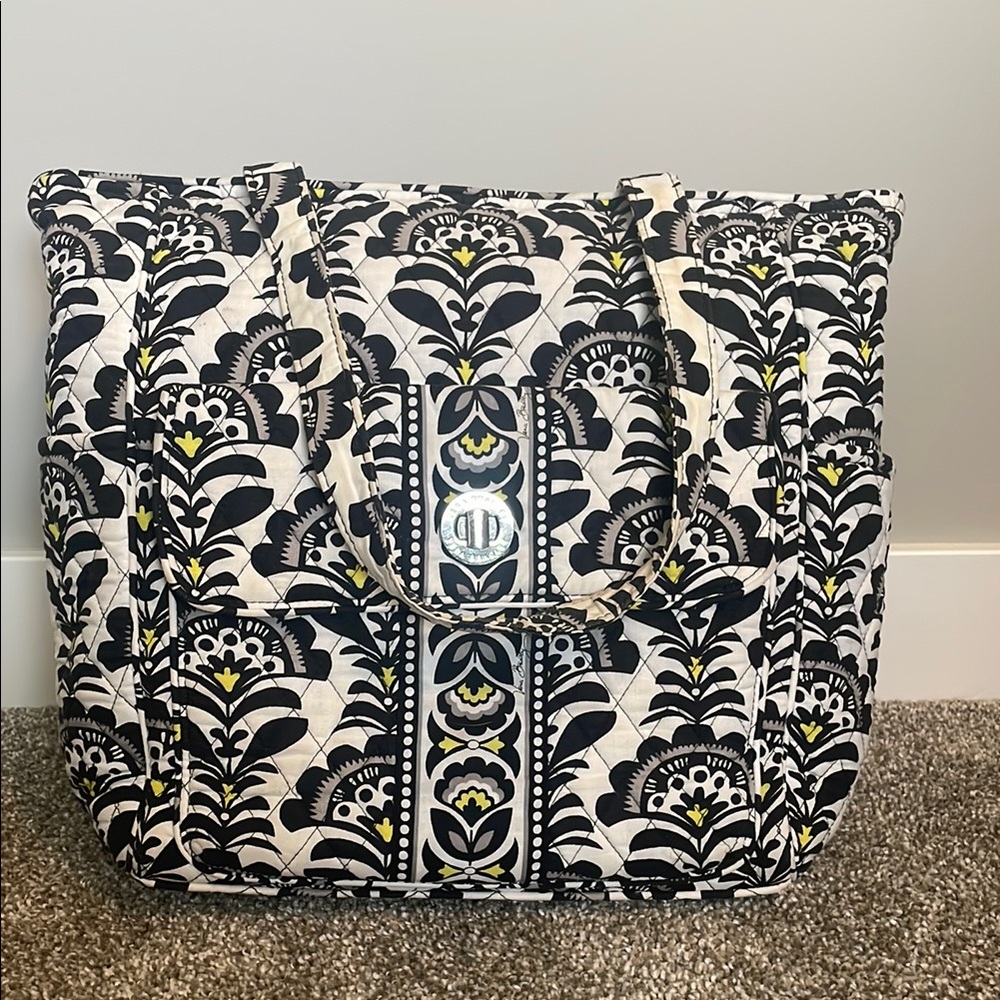 Ver Bradley Fanfare Turnlock Tote Bag
